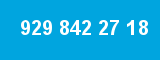 929 842 27 18 929 842 27 18